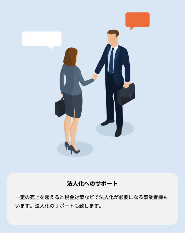 法人化サポート